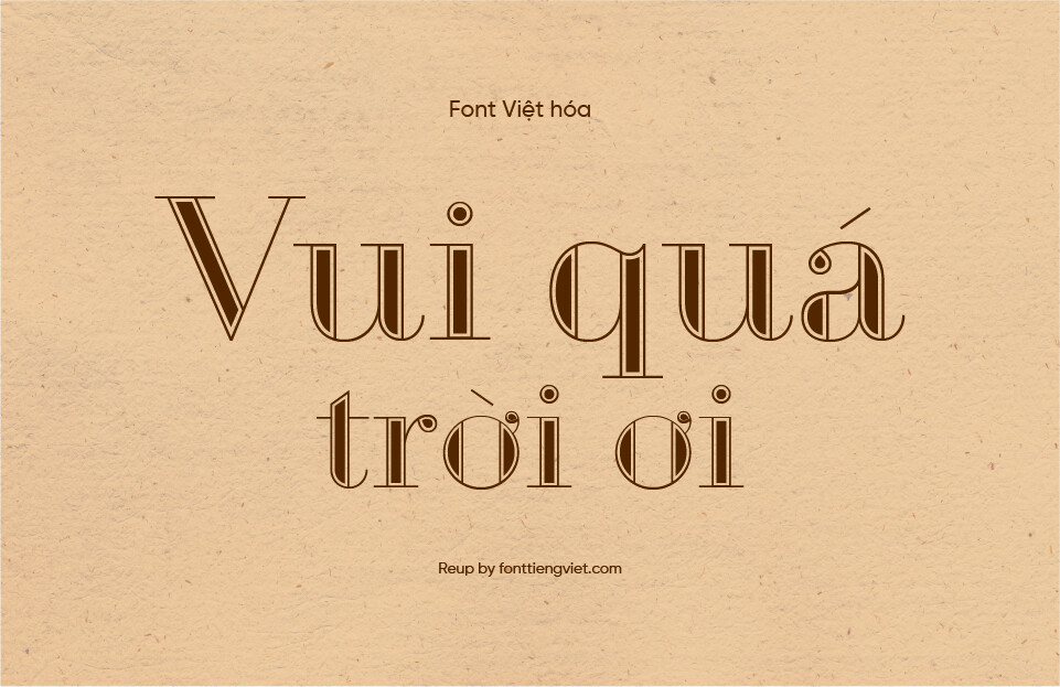 Font Việt hóa UVF Geotica 2012