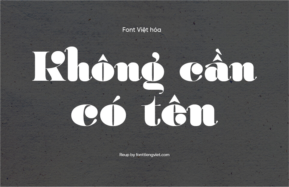Font việt hóa UVF Hera Big Black