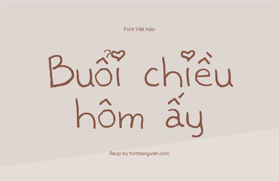Font Việt hóa UVF Kaileen