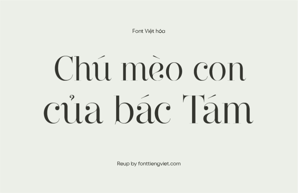 Font Việt hóa UVF NarzissDrops