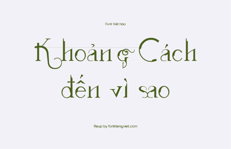 Font Việt hóa UVF Rapture Heavenly