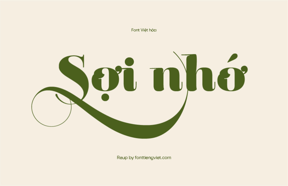 Font Việt hóa UVF Reina 12 Pro