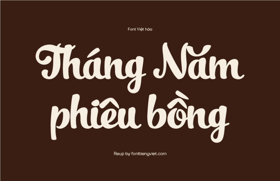 Font Việt hóa UVF Slim Tony