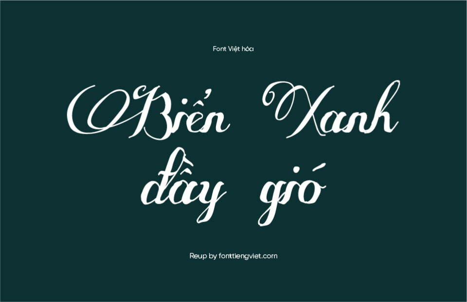 Font Việt hóa UVF Some Weatz Swashes