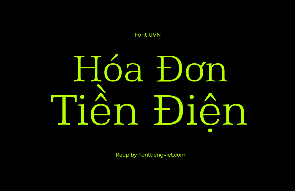 Font Việt Hóa UVN Ai Cap Nhe