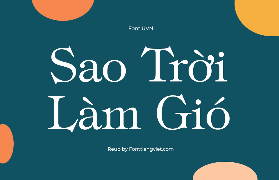 Font Việt Hóa UVN Bach Tuyet
