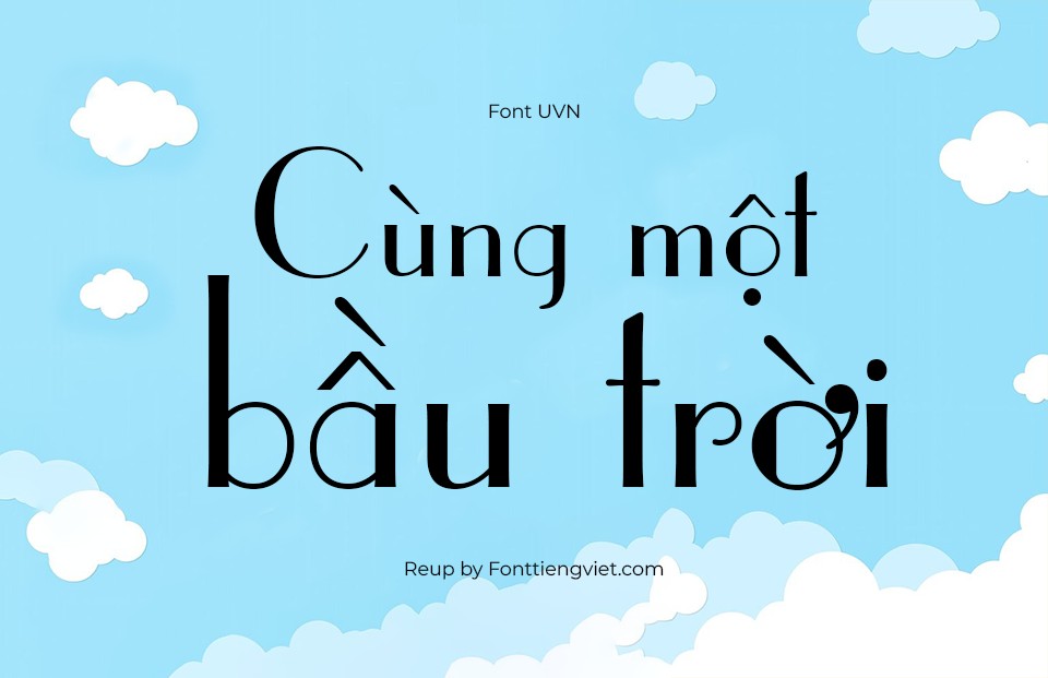 Font Việt Hóa UVN Bale