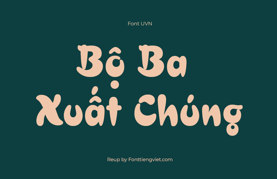Font Việt Hóa UVN Banh My