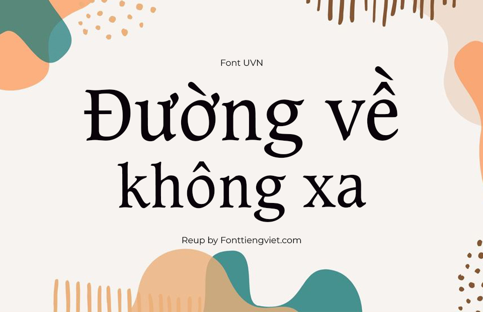 Font Việt Hóa UVN Cat Bien