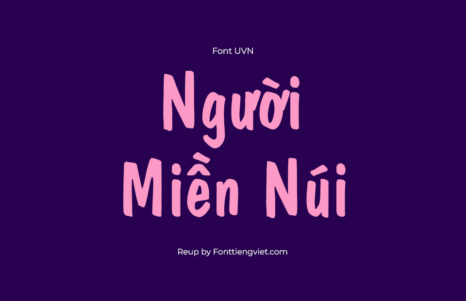 Font Việt Hóa UVN Da Lat