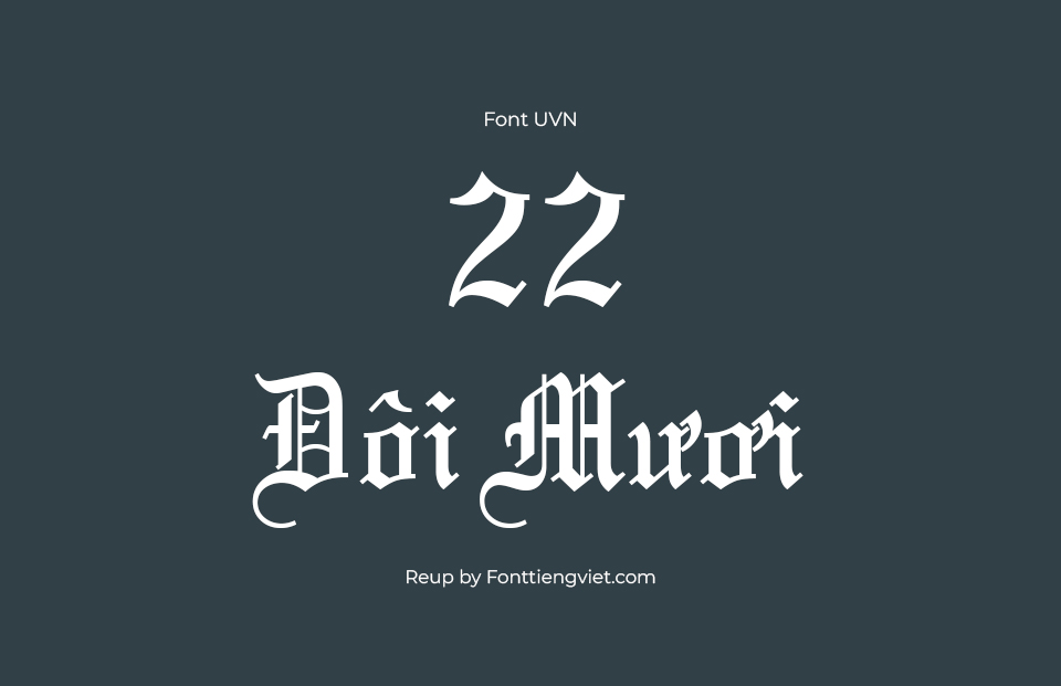 Font Việt Hóa UVN Dam Cuoi Hep