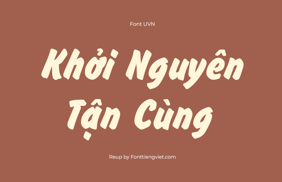Font Việt Hóa UVN Hai Long