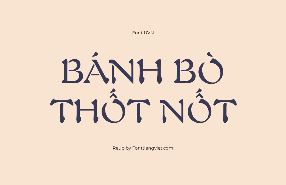 Font việt hóa UVN Mang Cau