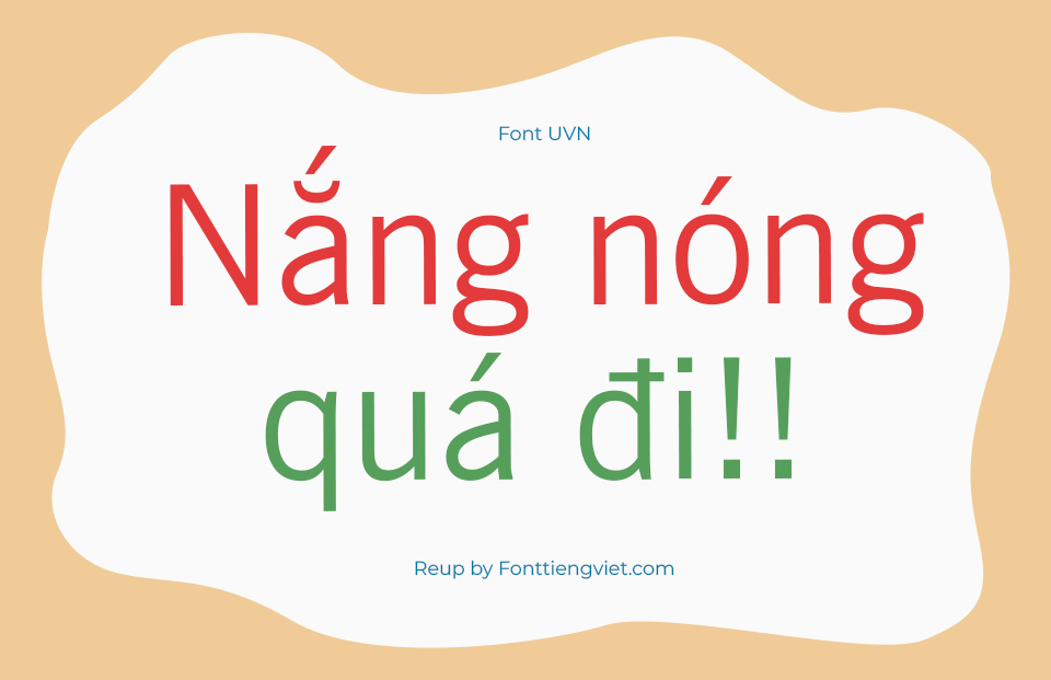 Font Việt Hóa UVN Tin Tuc