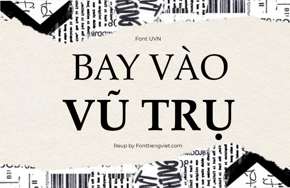 Font Việt Hóa UVN Viet Sach