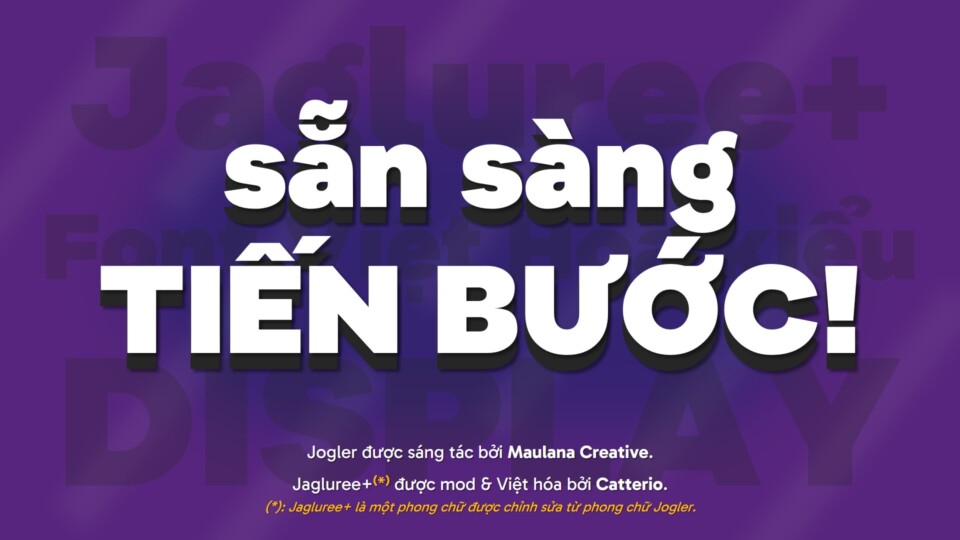 Font Việt hóa và mod Jagluree+