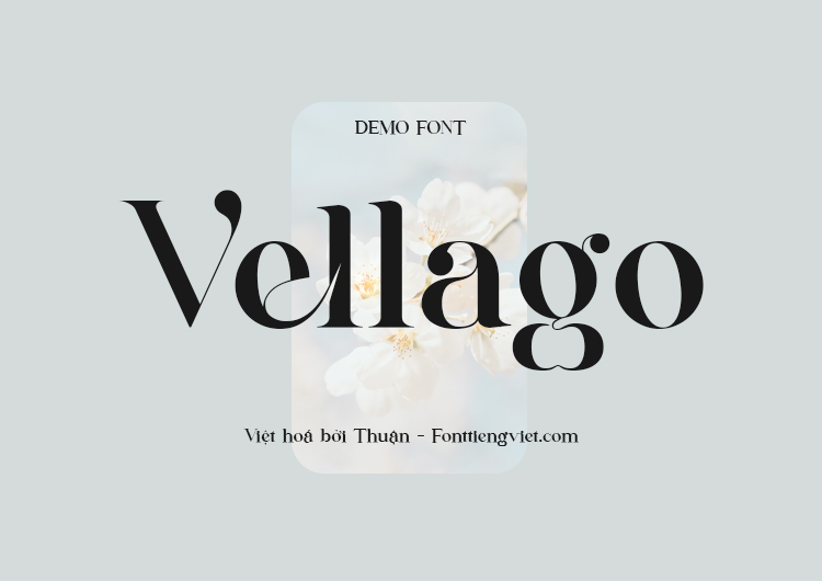 Font việt hoá Vellago