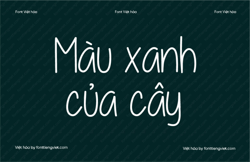 Font Việt hóa VIP A little sunshine