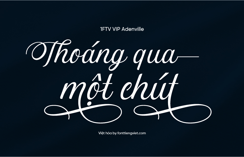 Font Việt hóa VIP Adenville