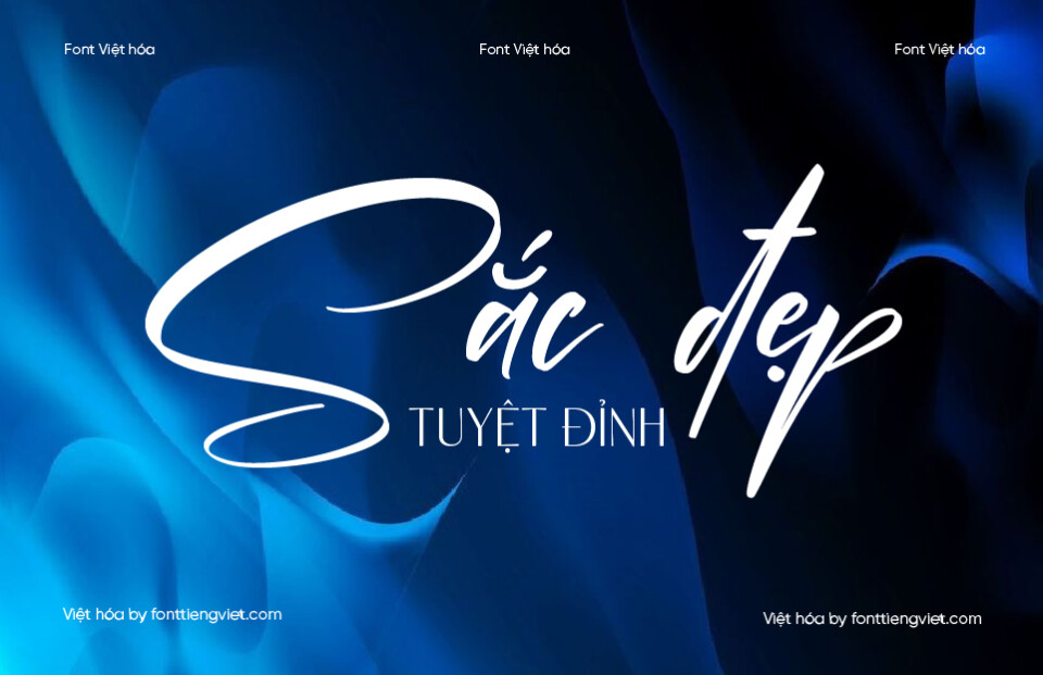 Font Việt hóa VIP Alishanty Signature – Font spa thẩm mỹ