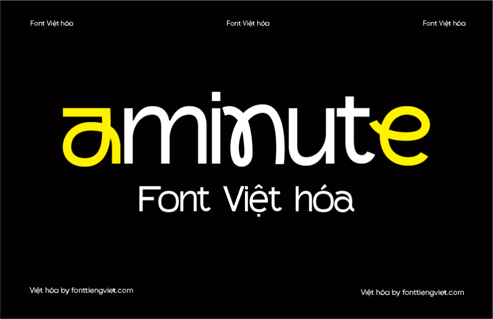 Font Việt hóa VIP Aminute