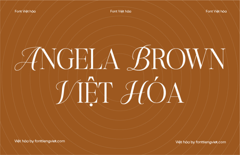 Font Việt hóa VIP Angela Brown