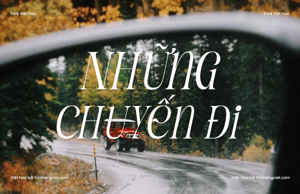 Font Việt hóa VIP Argaka Fashion Italic