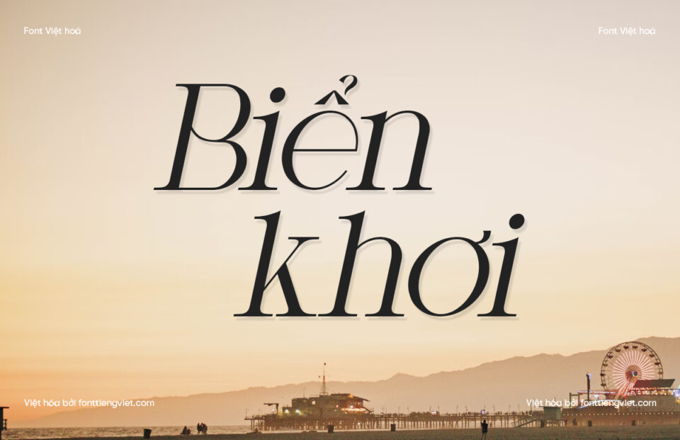 Font Việt hóa VIP Astrite Linery Italic