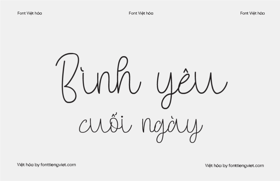 Font Việt hóa VIP Autoscript