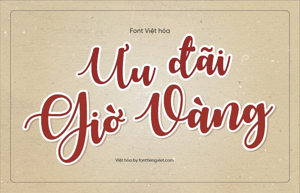 Font Việt hóa VIP Autumn in November