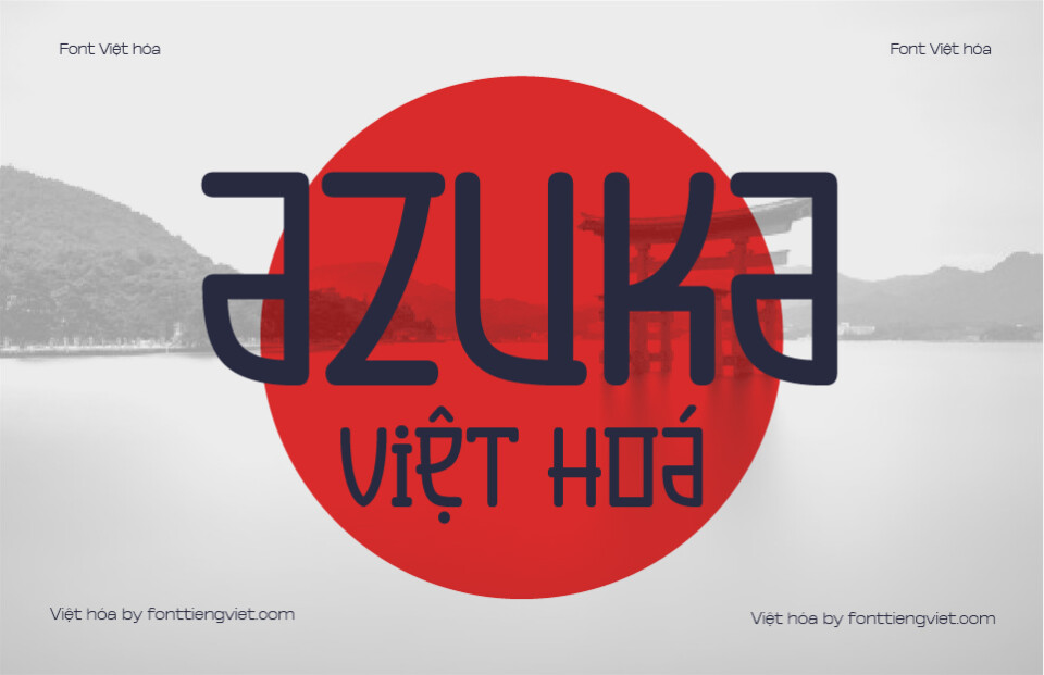 Font Việt hóa VIP Azuka – Nhật bản