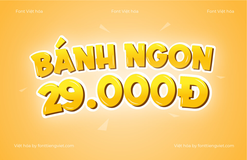 Font Việt hóa VIP Bakari