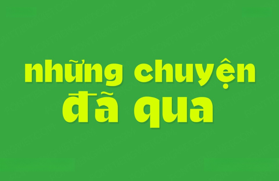 Font Việt hóa VIP Bakery Cafes
