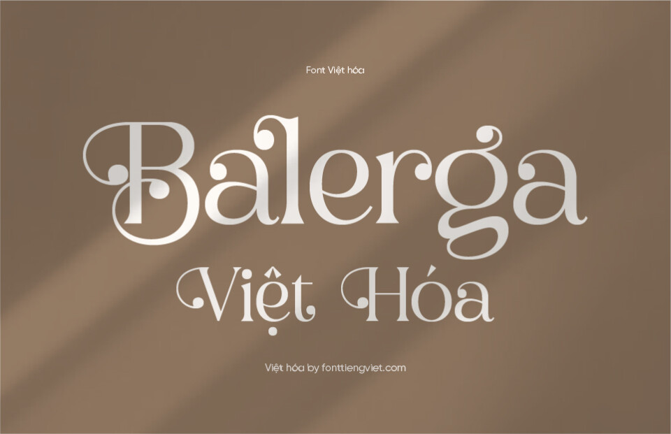 Font Việt hóa VIP Balerga