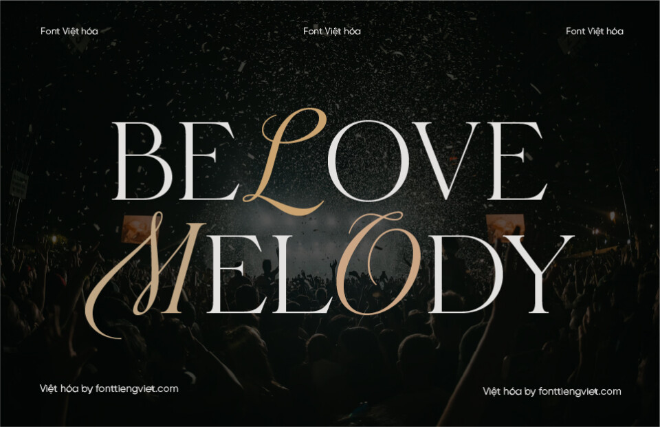 Font Việt hóa VIP Belove Melody