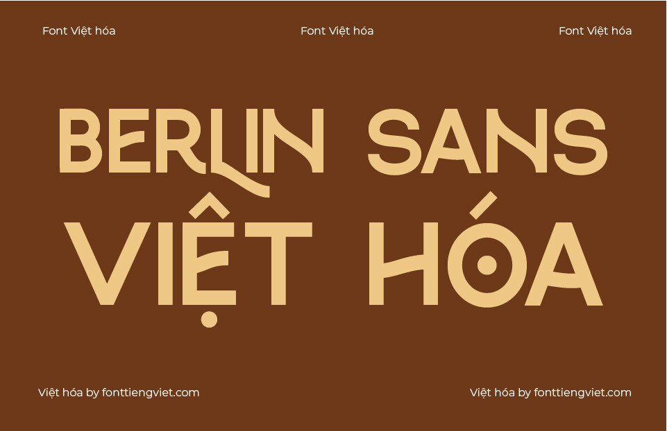 Font Việt hóa VIP Berlin Sans