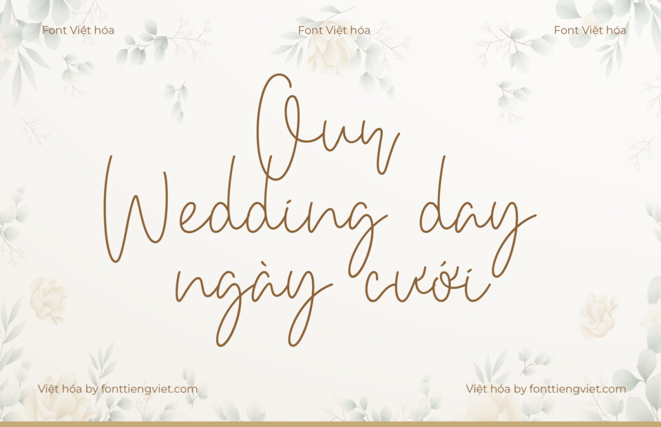 Font Việt hóa VIP Bethan White