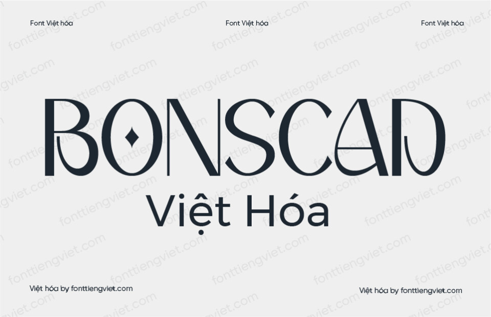 Font Việt hóa VIP Bonsad