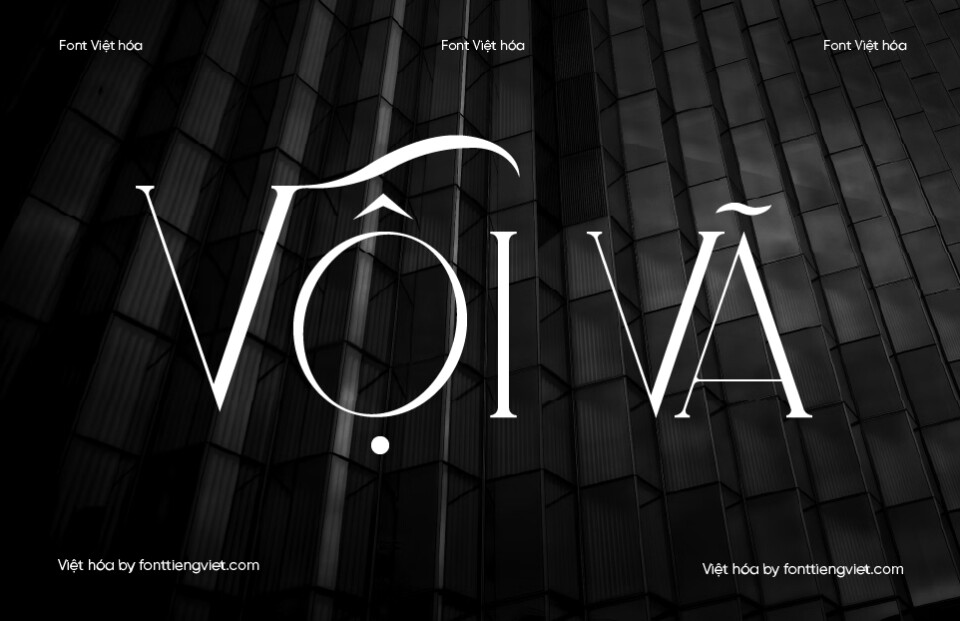 Font Việt hóa VIP Bontias