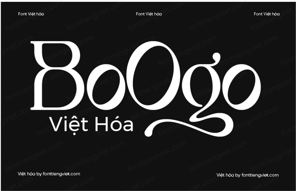 Font Việt hóa VIP Boogo