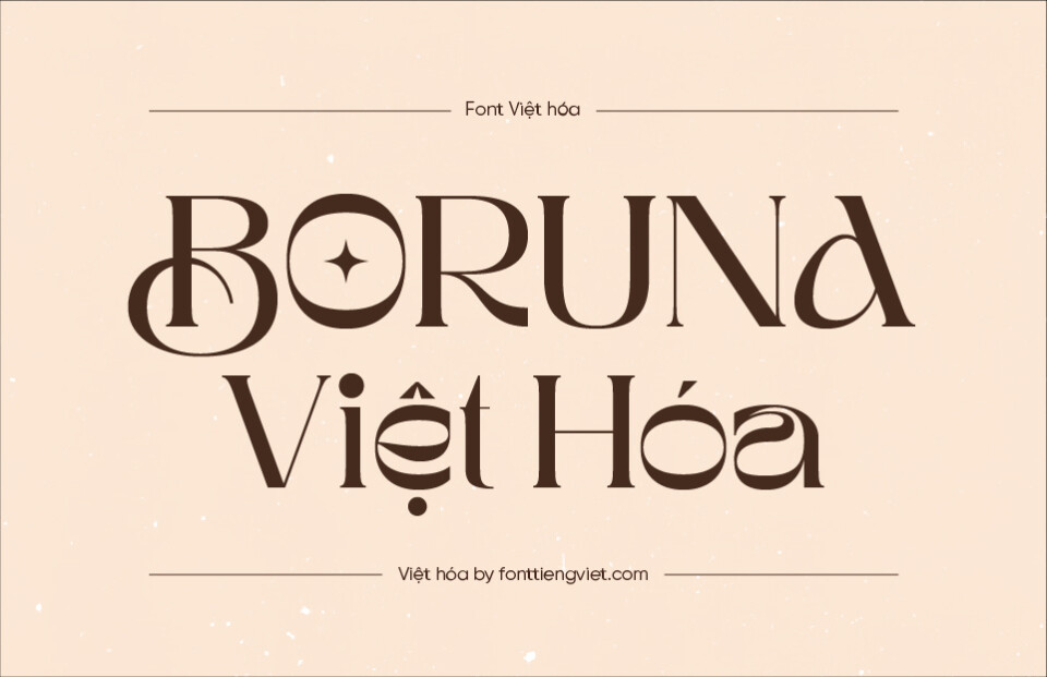 Font Việt hóa VIP Boruna