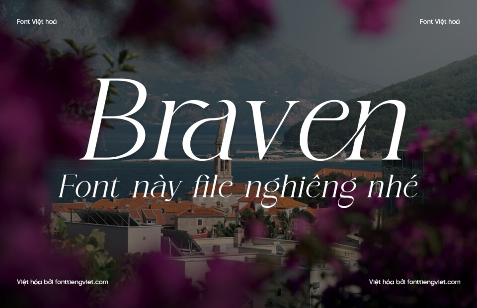 Font Việt hóa VIP Braven Italic