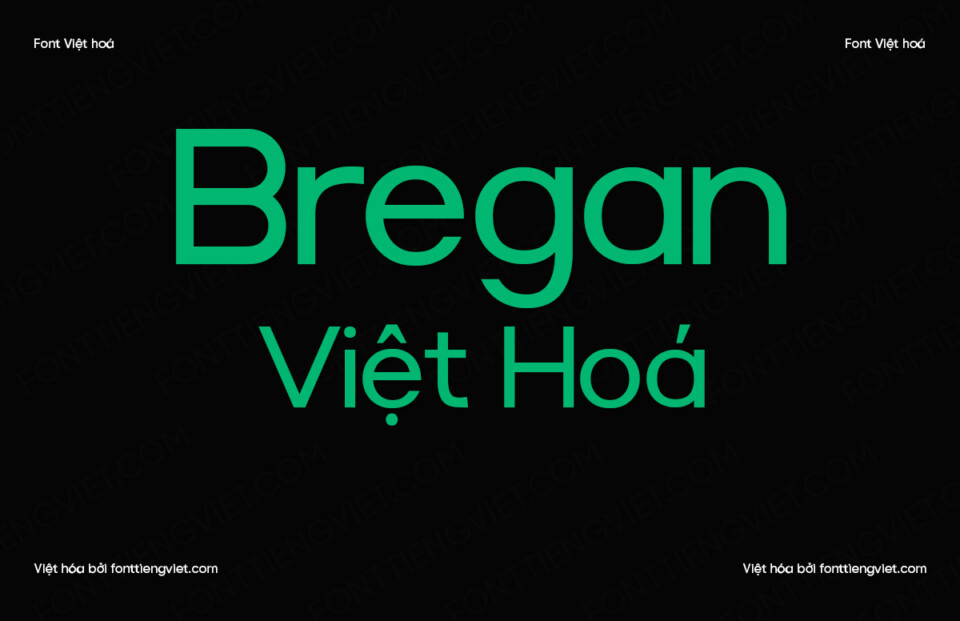 Font Việt hóa VIP Bregan Regular