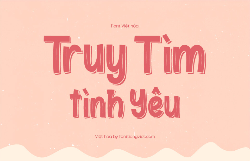 Font Việt hóa VIP Bubble Love – Font cho Valentine