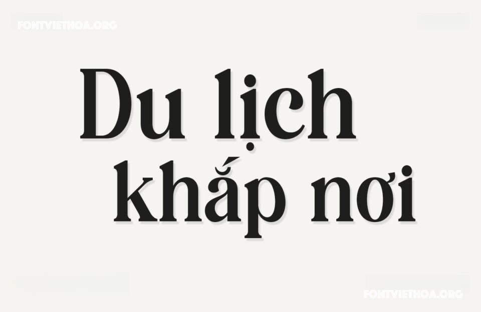 Font Việt hóa VIP Bugalo