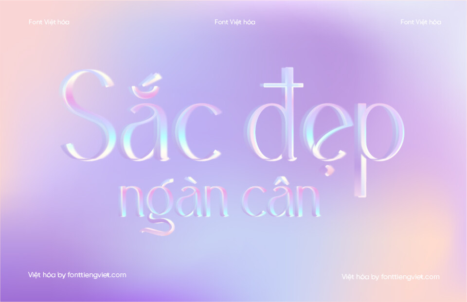 Font Việt hóa VIP Callingstone – Font spa làm đẹp