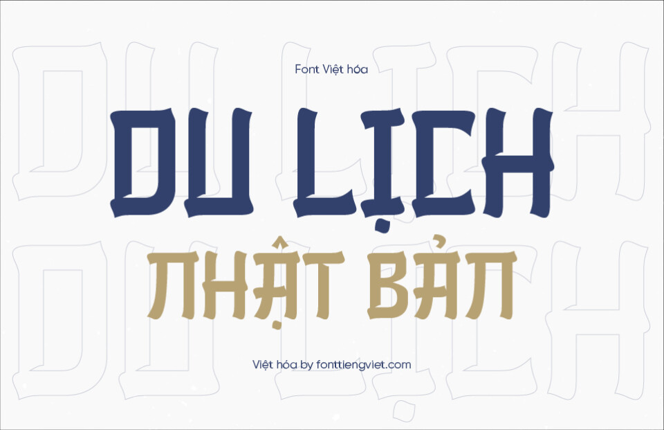 Font Việt hóa VIP Chinese Shangai