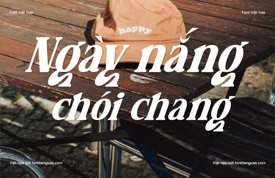 Font Việt hóa VIP Chusten Bullgis Italic