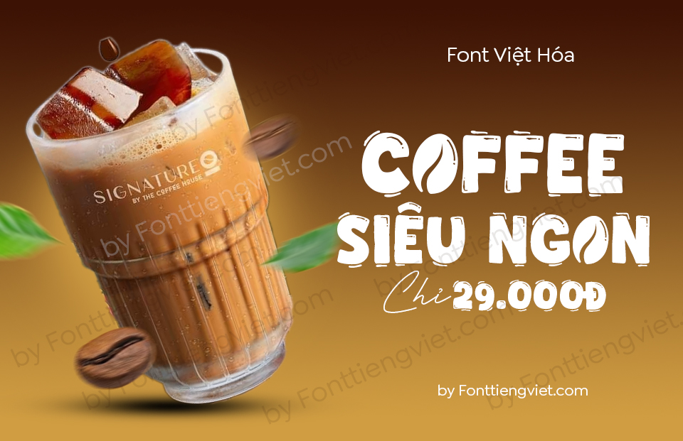 Font Việt hóa VIP Coffee Town