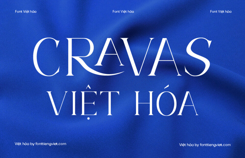 Font Việt hóa VIP Cravas